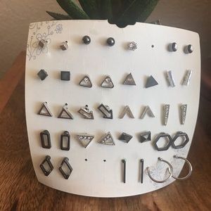 MUDD 20-pk Geometric Earrings